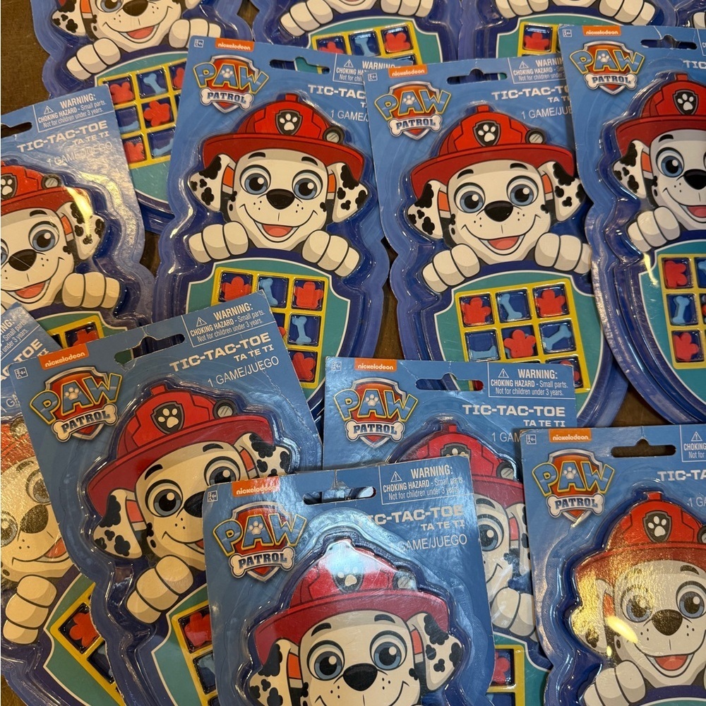 Paw Patrol Tic-Tac-Toe Game Blue and Red Nickelodeon 
Dalmatian Travel Game - Picture 3 of 13